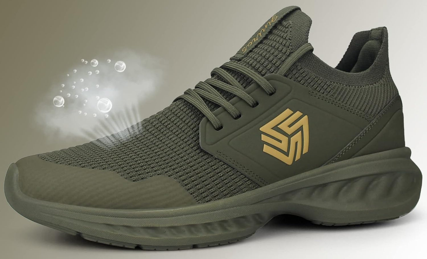 Mens Slip on Walking Shoes Non Slip Running Shoes Breathable Workout Shoes Lightweight Gym Sneakers