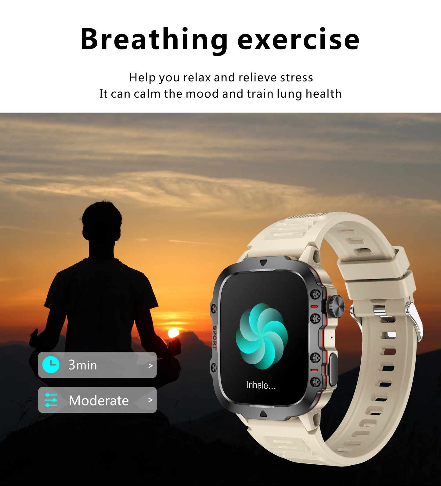 Best Xiaomi Military GPS Smartwatch for Men – Rugged, Waterproof & IP68 Rated