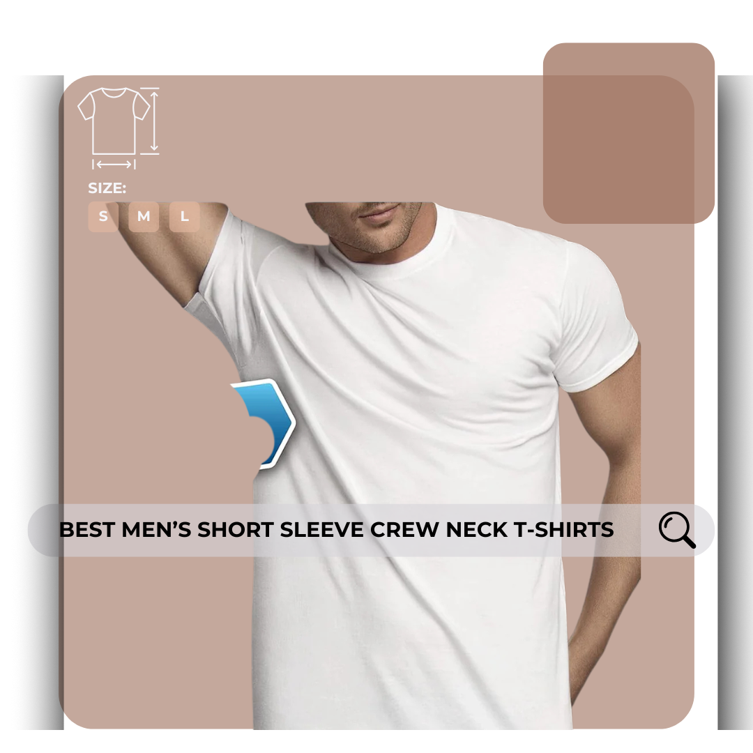 Best Men’s Short Sleeve Crew Neck T-Shirts – Comfortable & Stylish Everyday Wear