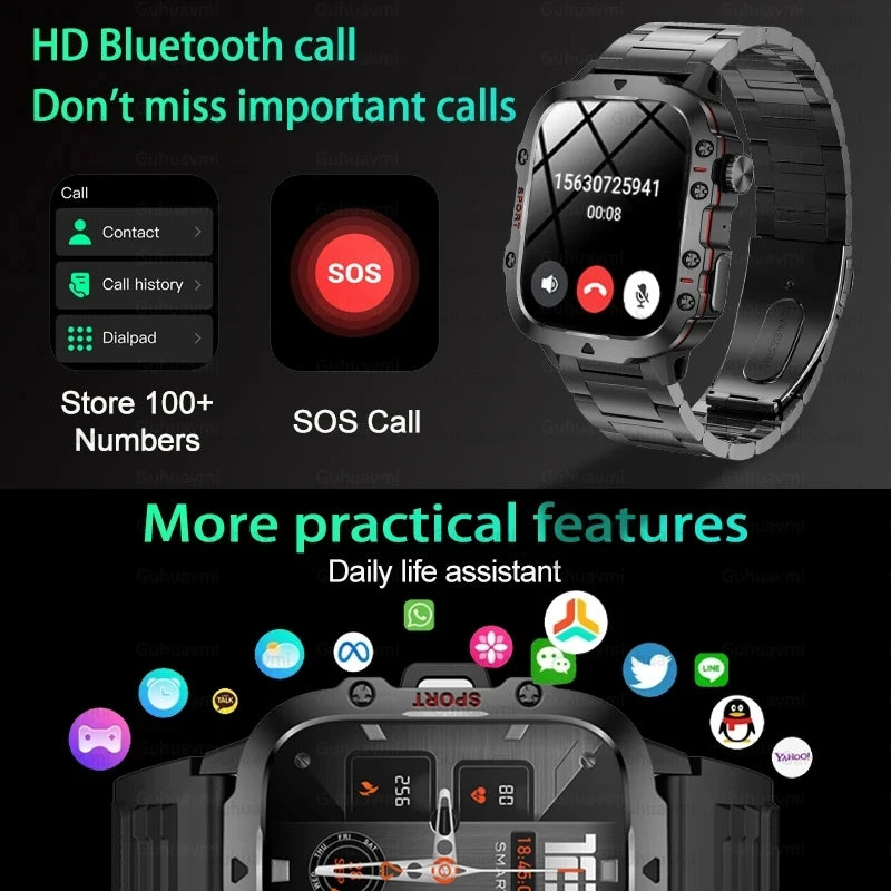 Best Xiaomi Military GPS Smartwatch for Men – Rugged, Waterproof & IP68 Rated