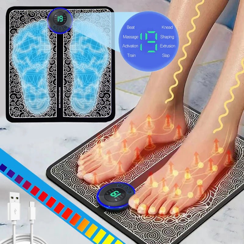 Best Electric Foot Massager Pad – Relaxing Muscle Stimulator for Pain Relief