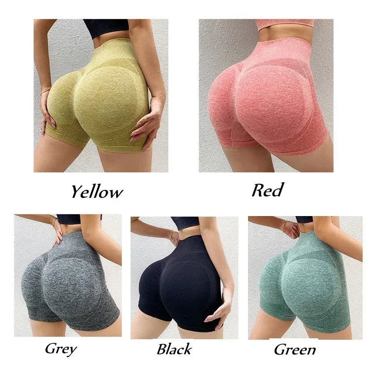 Top New Women’s Yoga Shorts – High Waist Workout Shorts for Gym & Fitness