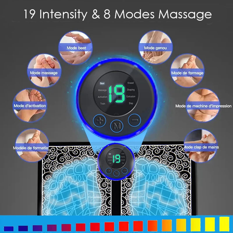 Best Electric Foot Massager Pad – Relaxing Muscle Stimulator for Pain Relief