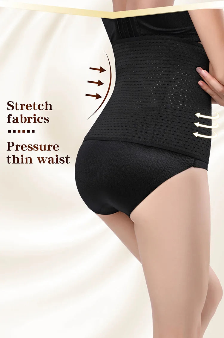 Women and Men XS~6XL Slimming Waist Trainer Corset – Body Shaper Belt for Weight Loss & Posture